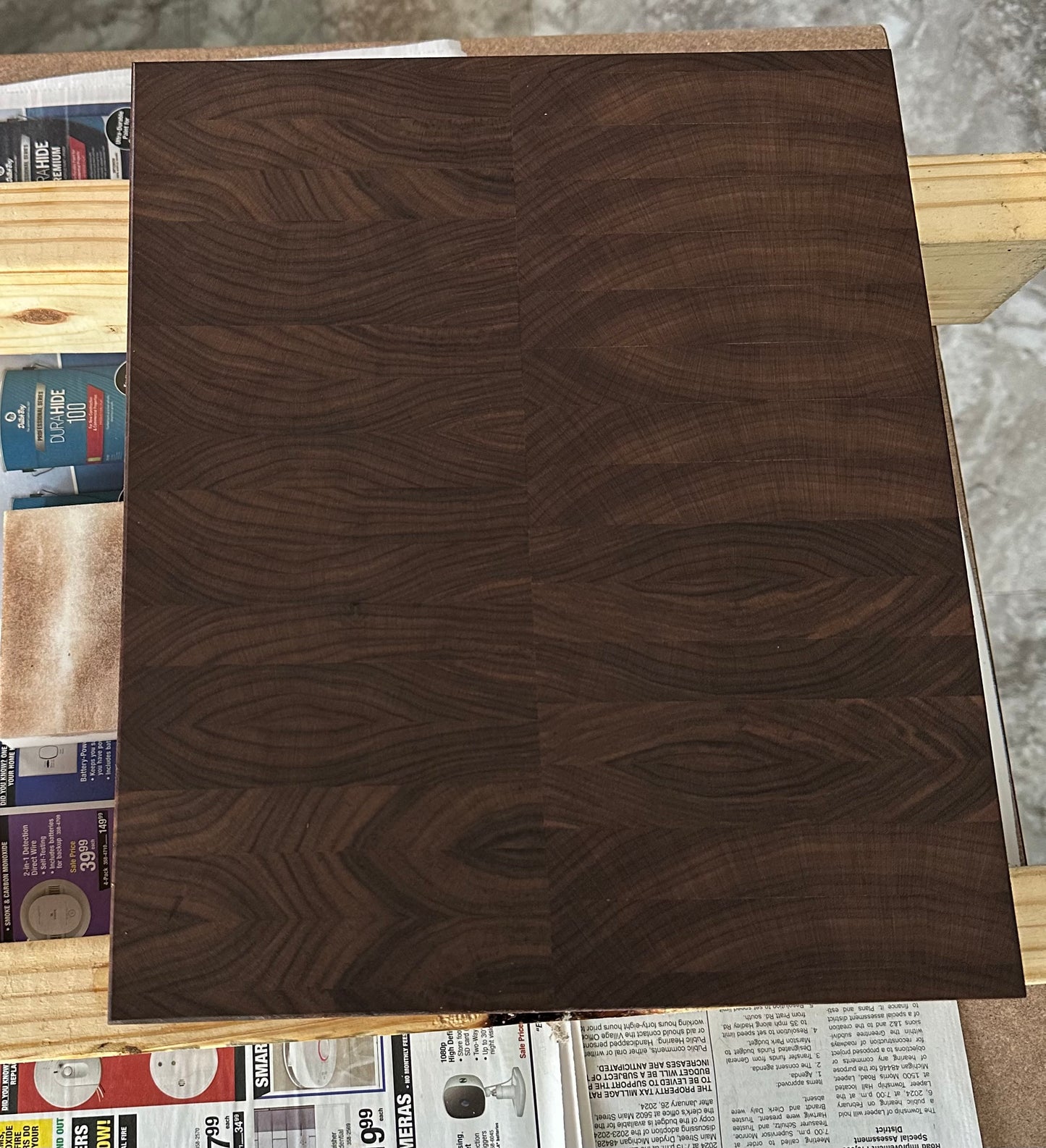 Solid Walnut Cutting Board