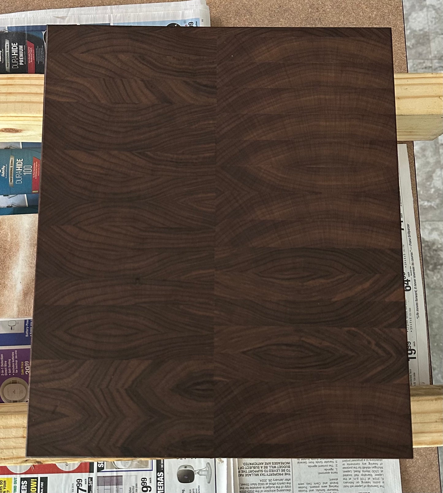 Solid Walnut Cutting Board