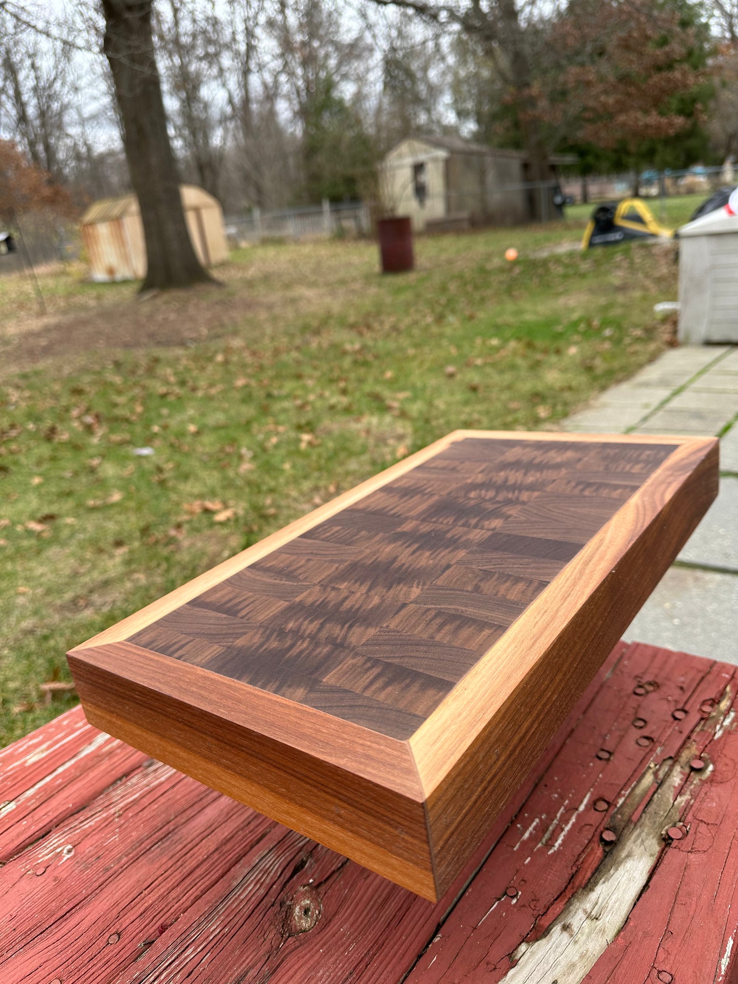 Walnut End Grain Cutting Board